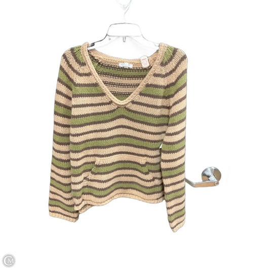Sweater By Blu Pepper In Striped Pattern, Size: L