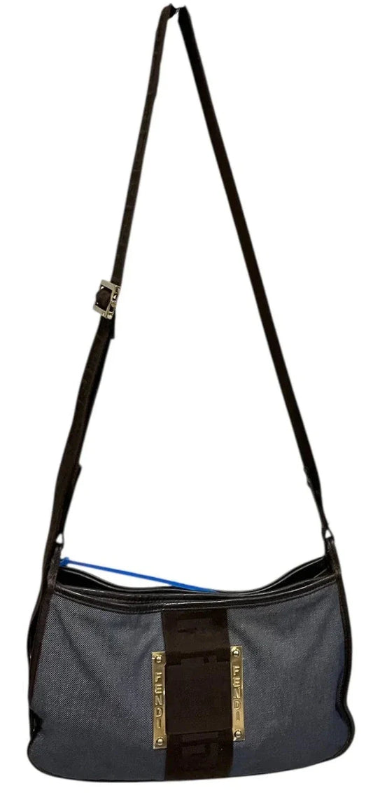 Crossbody Luxury Designer By Fendi, Size: Small
