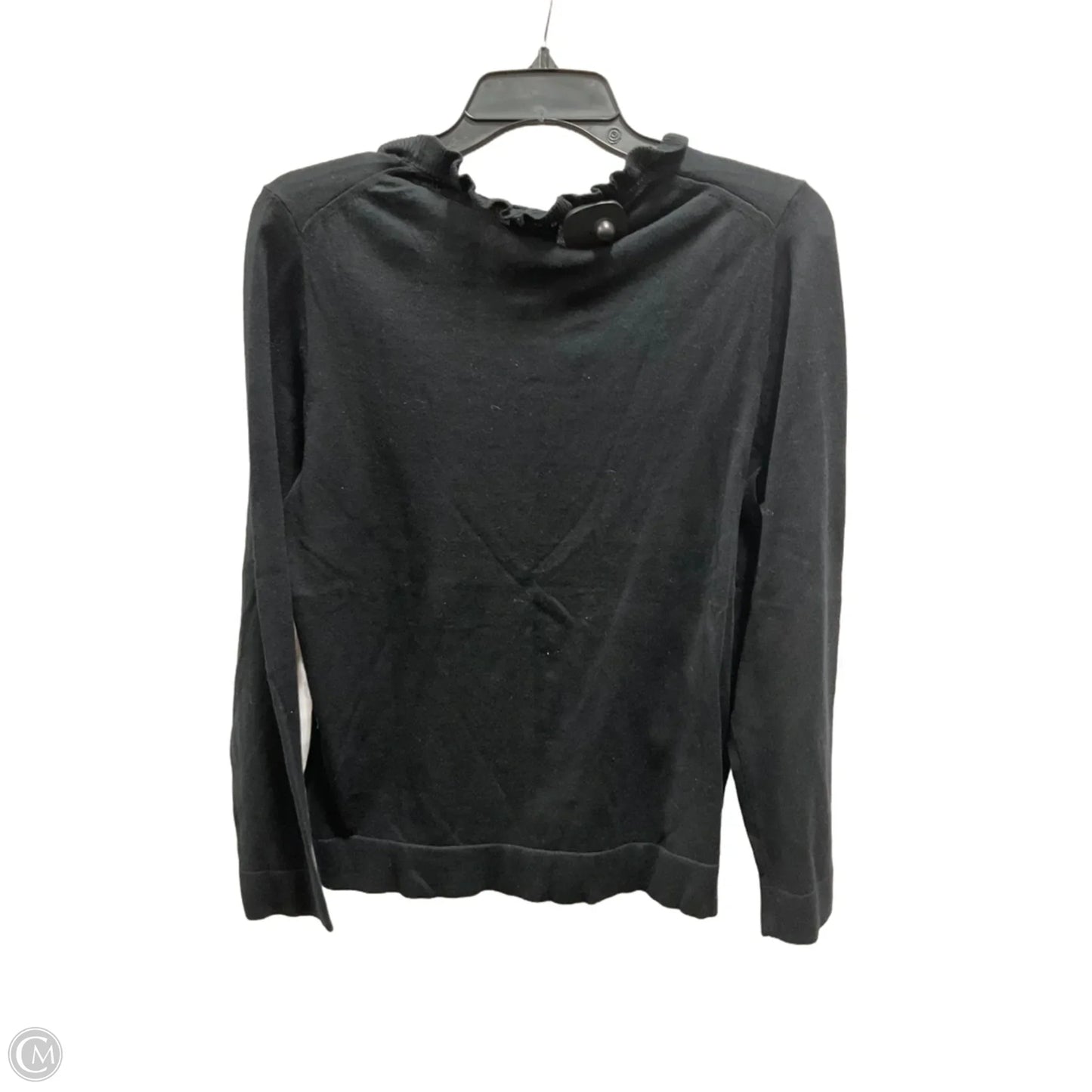 Top Long Sleeve By J. Crew In Black, Size: M