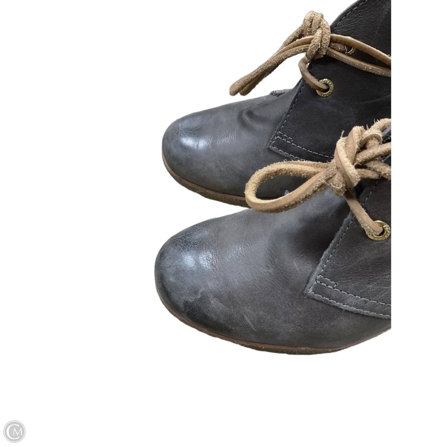Boots Ankle Heels By Sperry In Grey, Size: 8