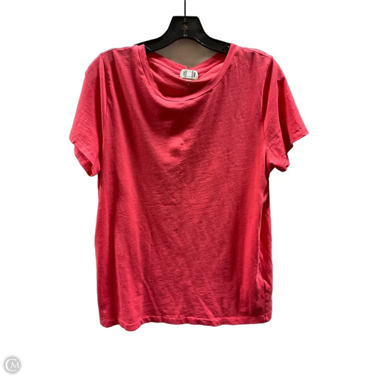 Top Short Sleeve By J. Crew In Pink, Size: Xl