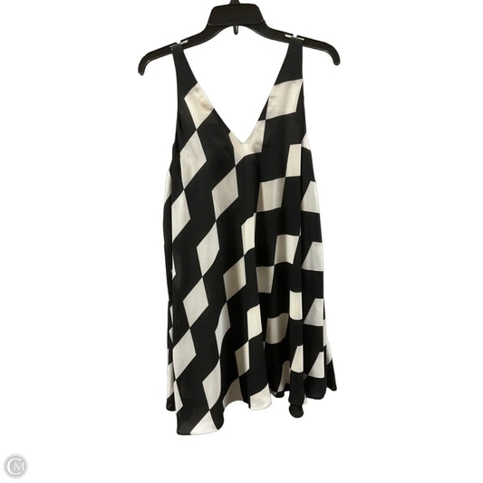 Dress Casual Midi By Sam Edelman In Black & Cream, Size: S