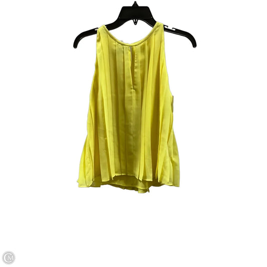 Top Sleeveless By J. Crew In Yellow, Size: 4