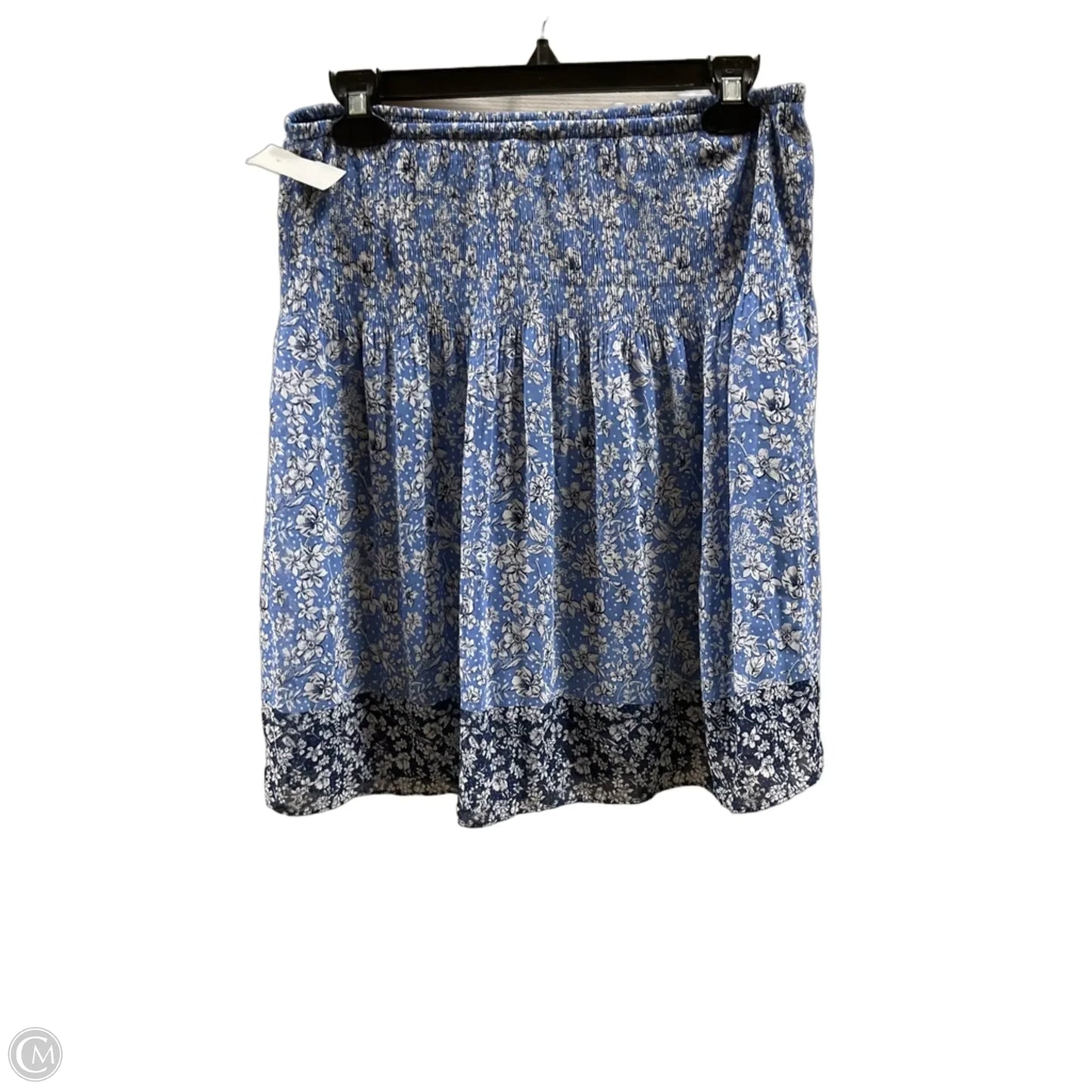 Skirt Midi By Max Studio In Blue, Size: S