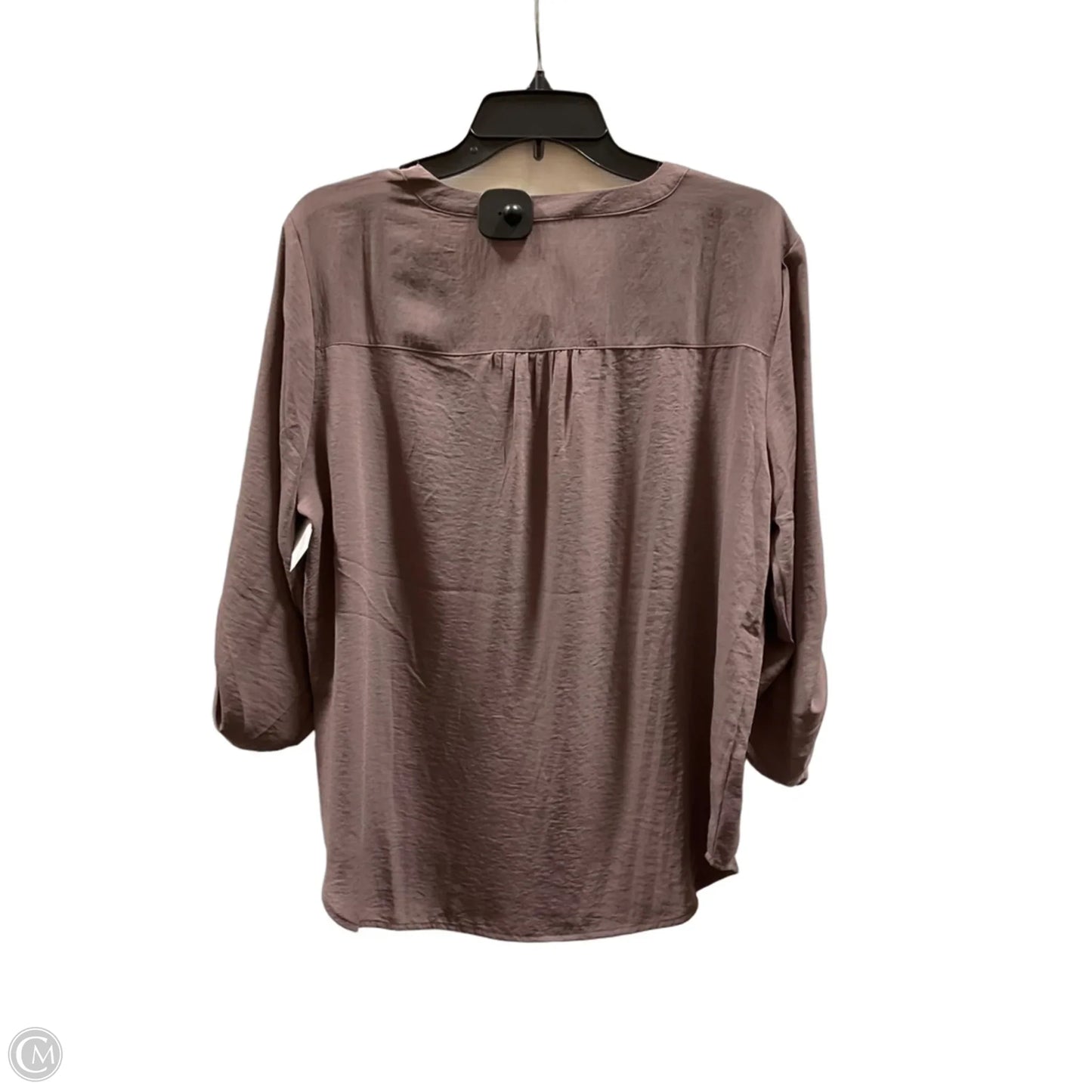 Top 3/4 Sleeve By Maurices In Brown, Size: L