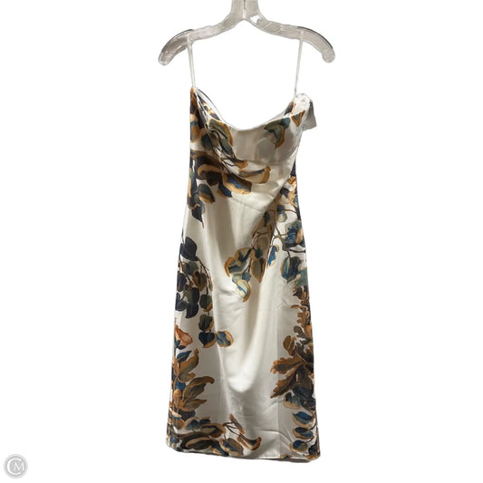 Dress Casual Maxi By Commense In Green & White, Size: L
