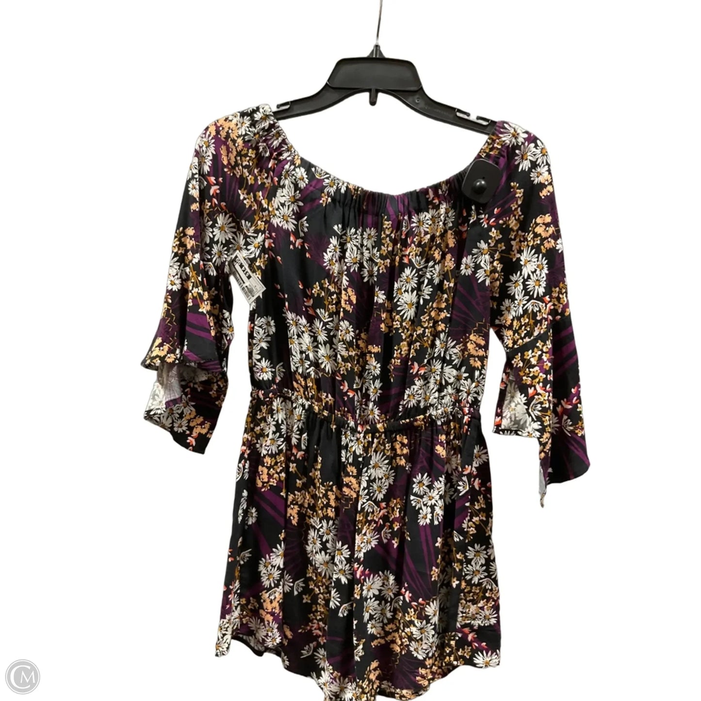 Romper By Express In Floral Print, Size: S
