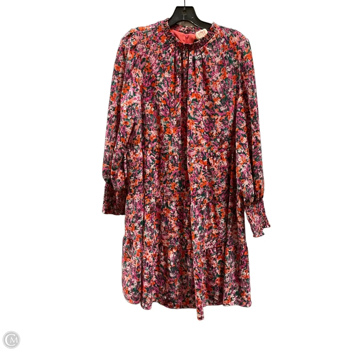 Dress Casual Midi By Cmf In Floral Print, Size: 16
