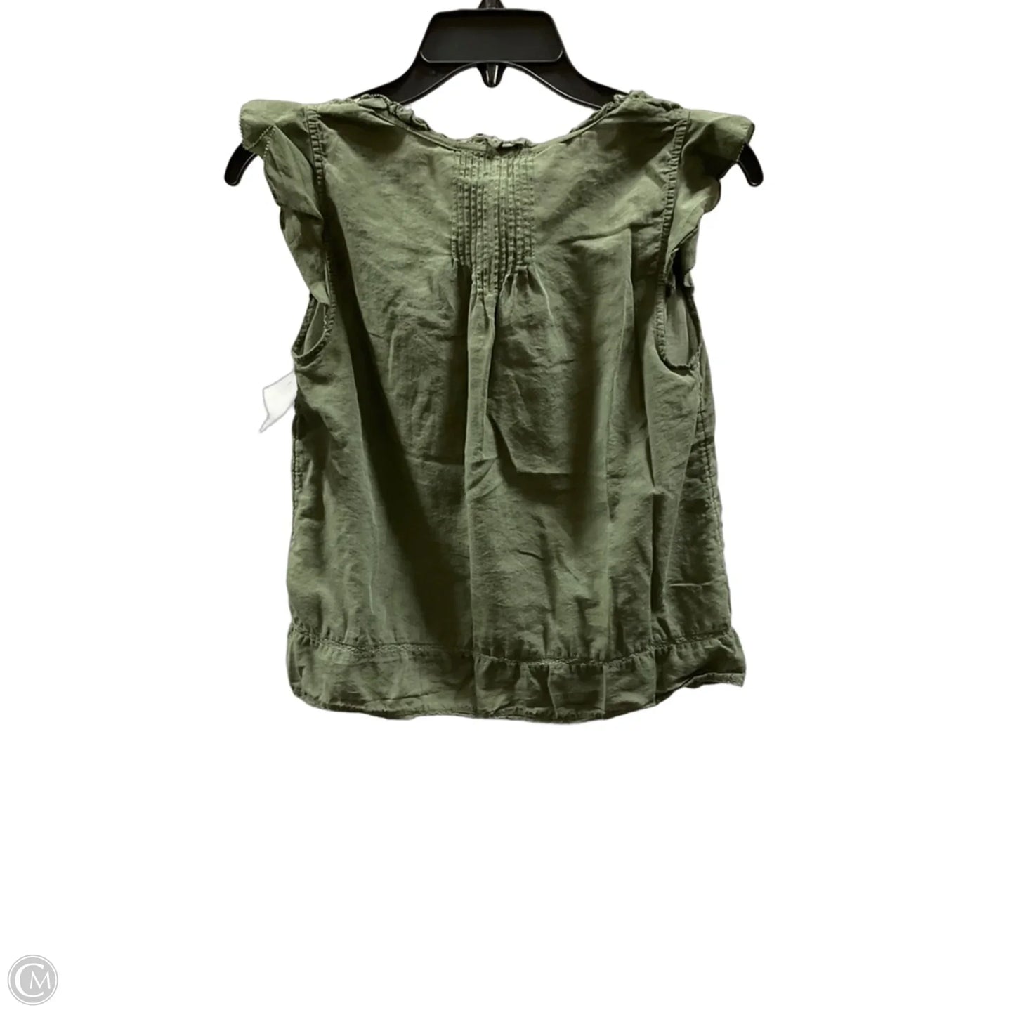 Top Sleeveless By Banana Republic In Green, Size: Xs