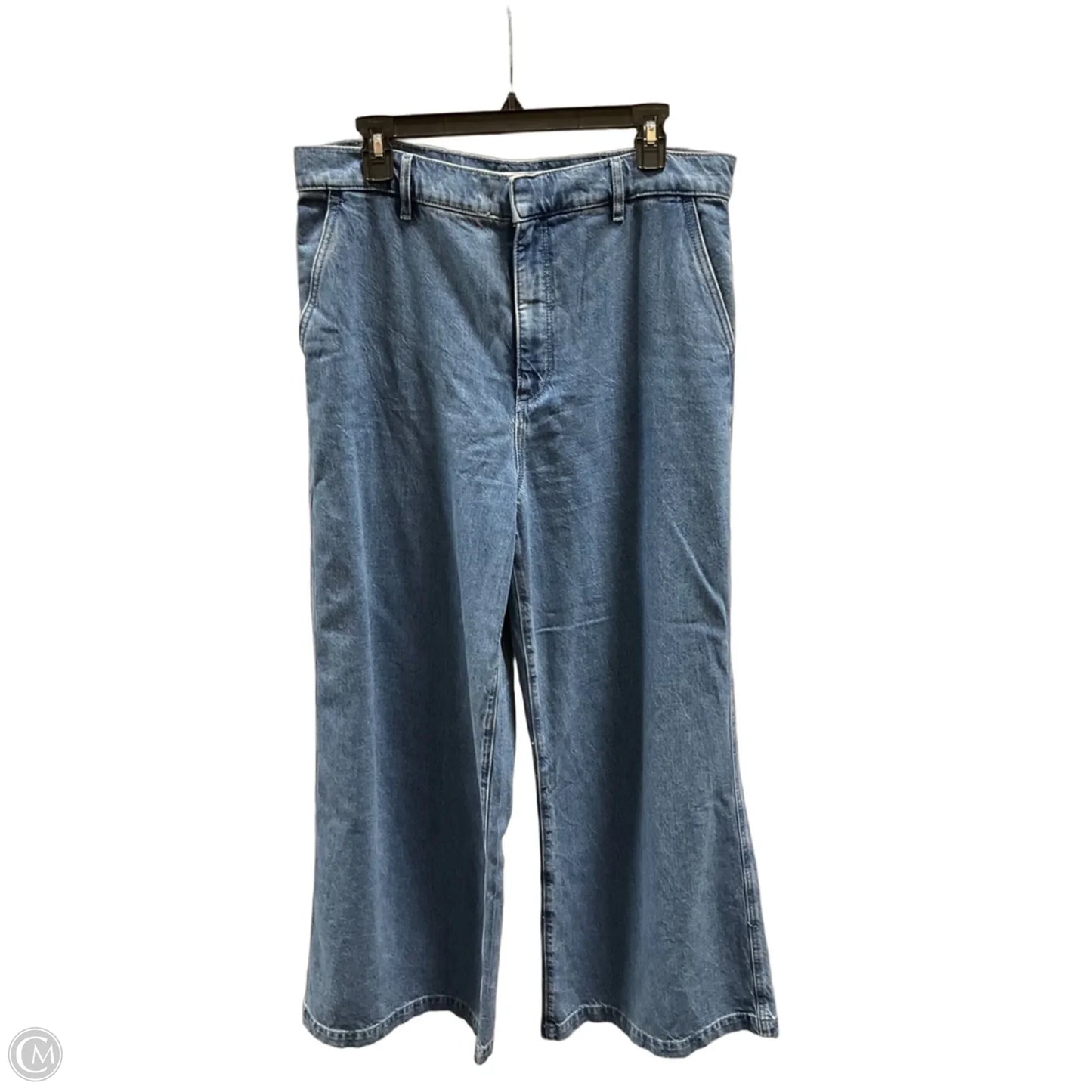 Jeans Flared By Loft In Blue, Size: 12
