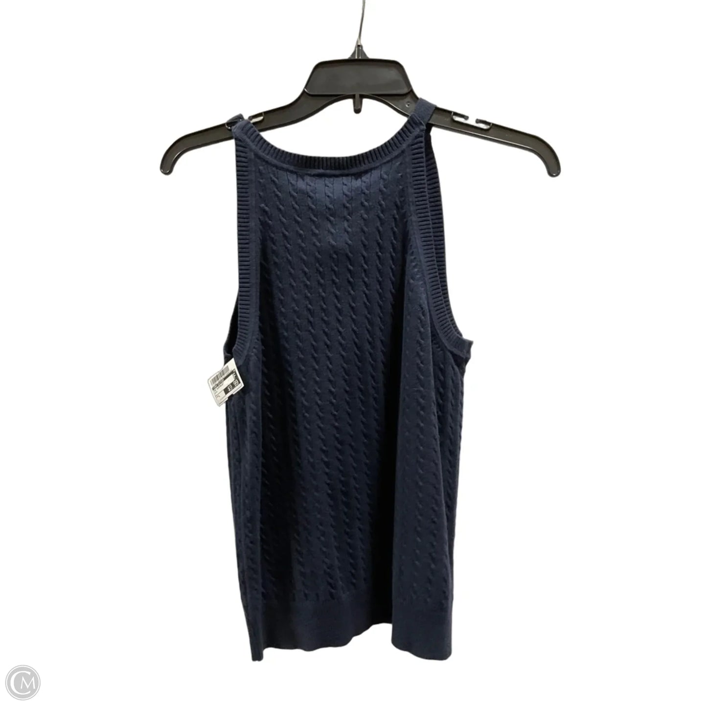 Top Sleeveless By Tommy Hilfiger In Blue, Size: L