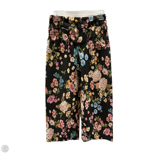 Pants Cropped By Maeve In Floral Print, Size: Xs