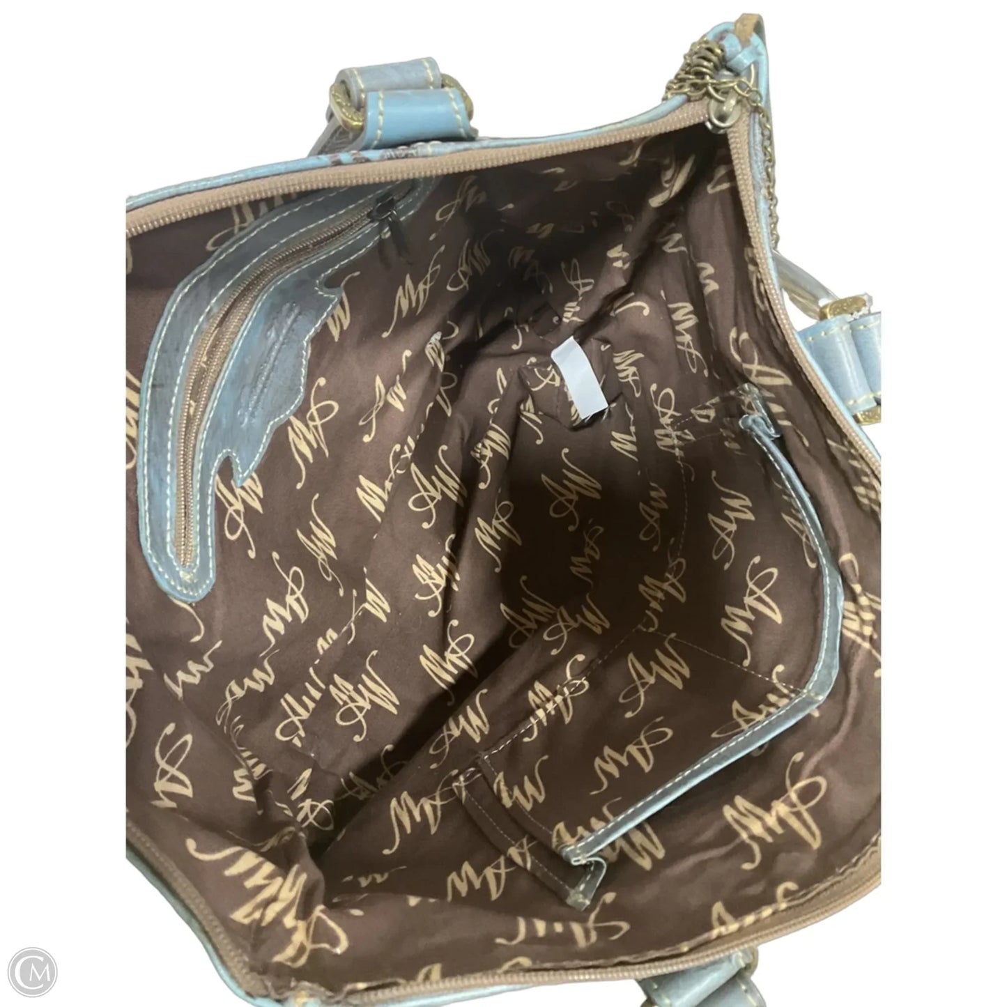 Handbag Leather By Cmc, Size: Large