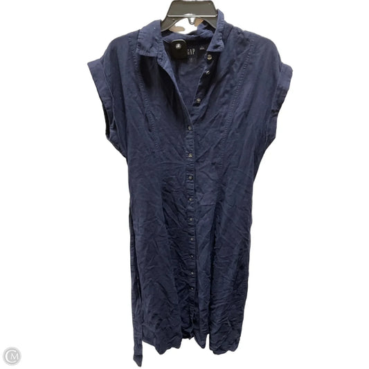 Dress Casual Maxi By Gap In Blue, Size: M