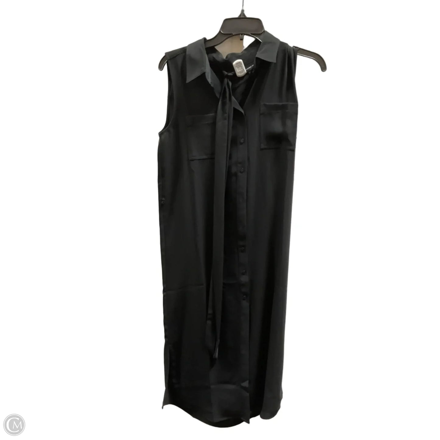 Dress Casual Midi By Adrienne Vittadini In Black, Size: 6