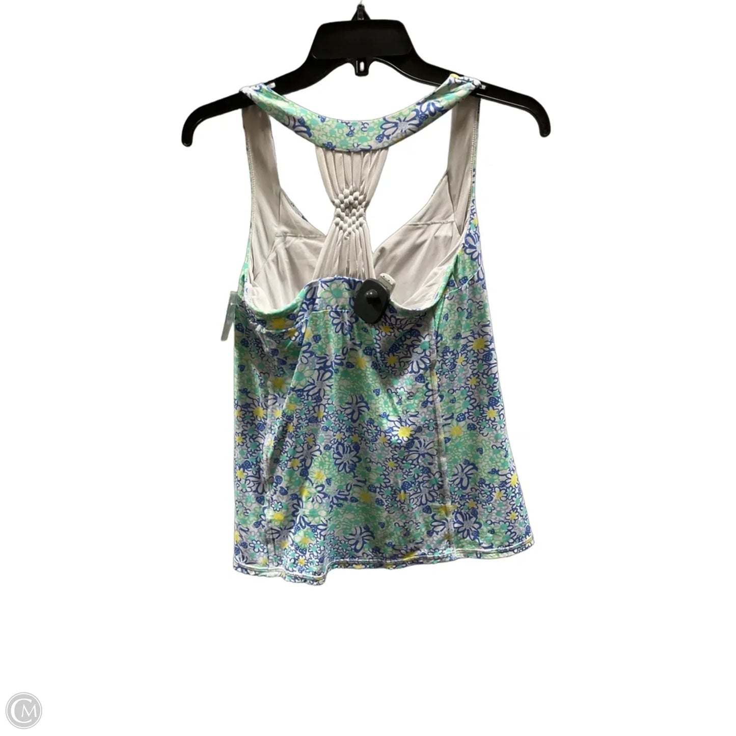 Athletic Tank Top By Lilly Pulitzer In Blue & Green, Size: S