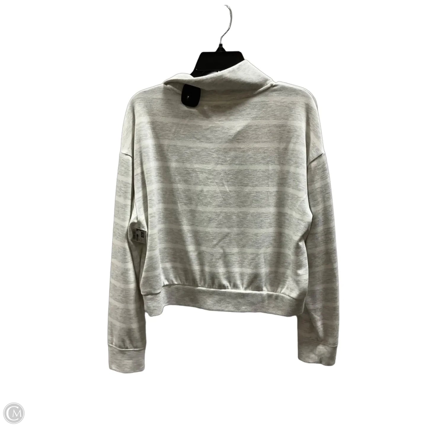 Athletic Sweatshirt Collar By Danskin In Cream, Size: M