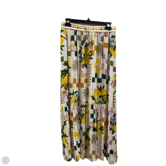 Skirt Maxi By Rachel Zoe In White & Yellow, Size: M