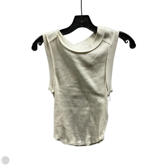Top Sleeveless By Free People In Cream, Size: S