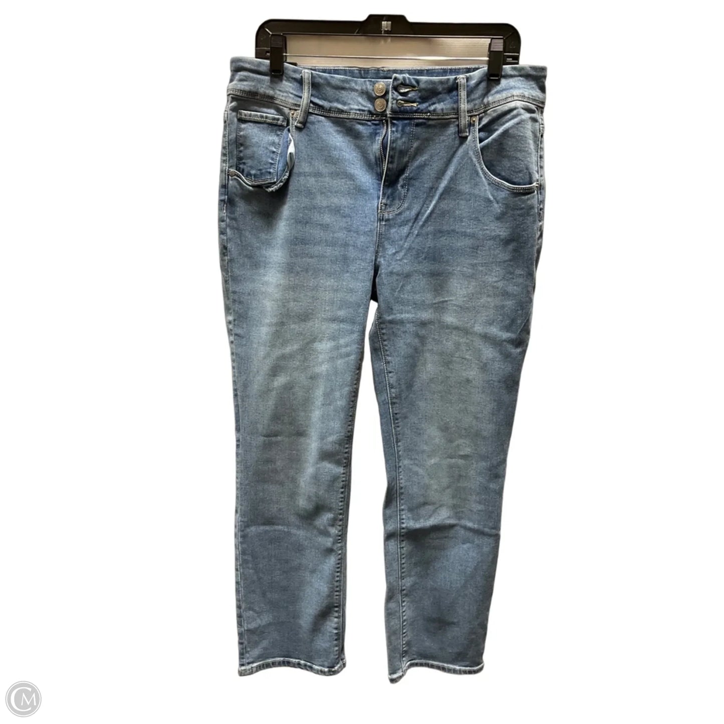 Jeans Straight By Hudson In Blue, Size: 12