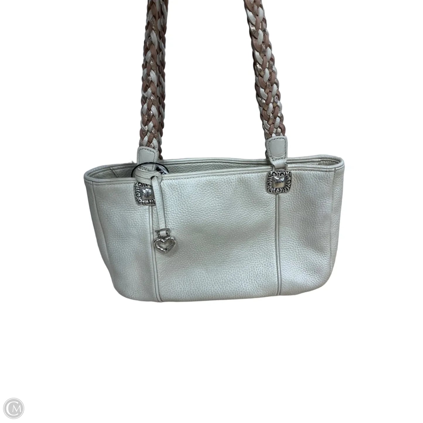 Handbag Leather By Brighton, Size: Medium