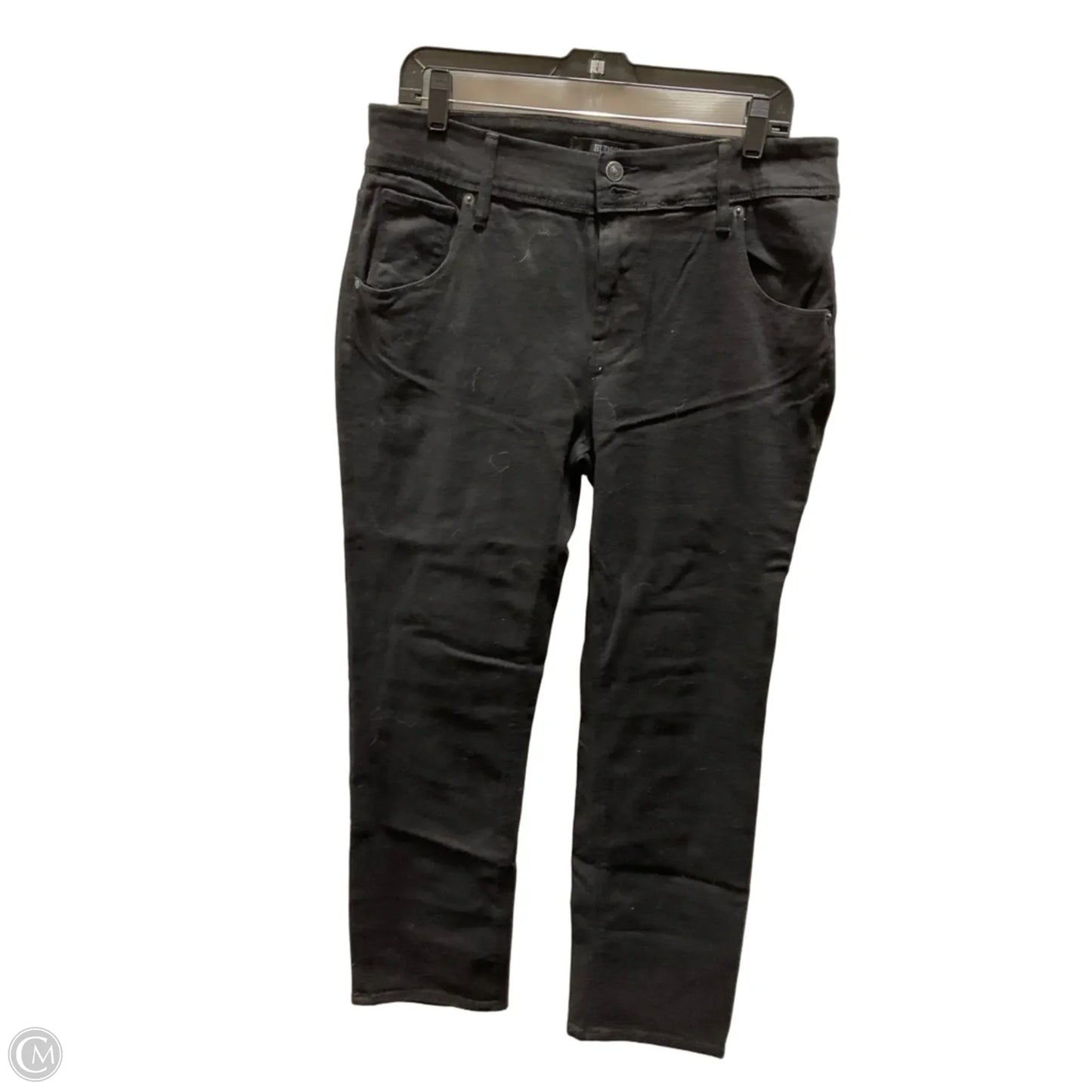 Jeans Straight By Hudson In Black, Size: 12