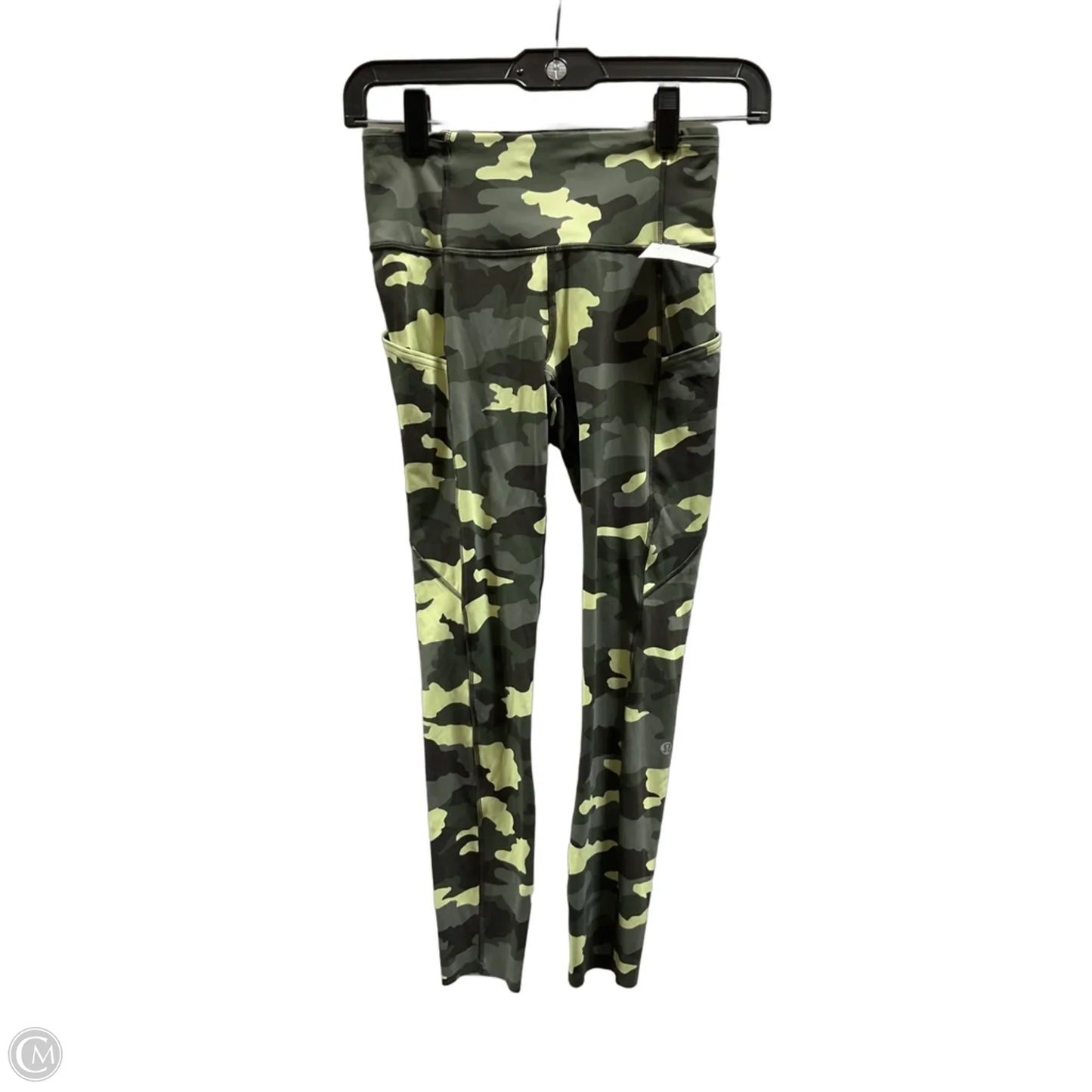 Athletic Leggings By Lululemon In Camouflage Print, Size: 4