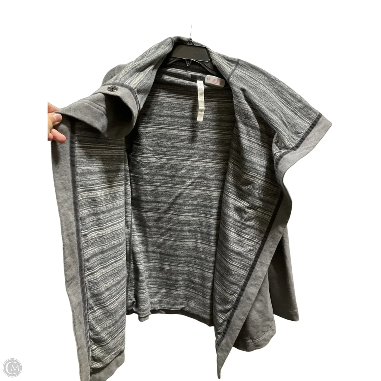Athletic Jacket By Lululemon In Grey, Size: 6