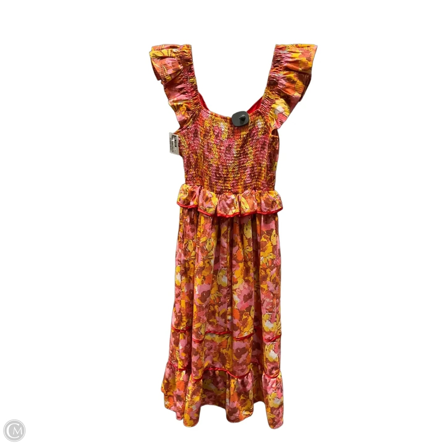 Dress Casual Midi By Strut & Bolt In Pink & Red, Size: M