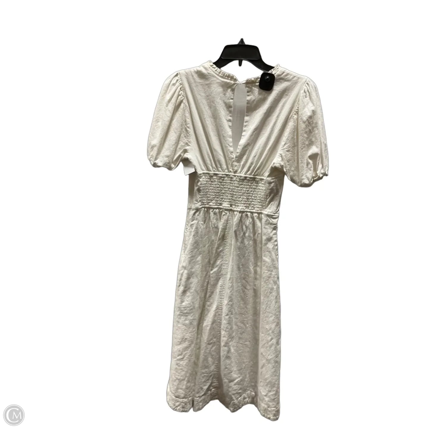 Dress Casual Midi By Maeve In White, Size: S