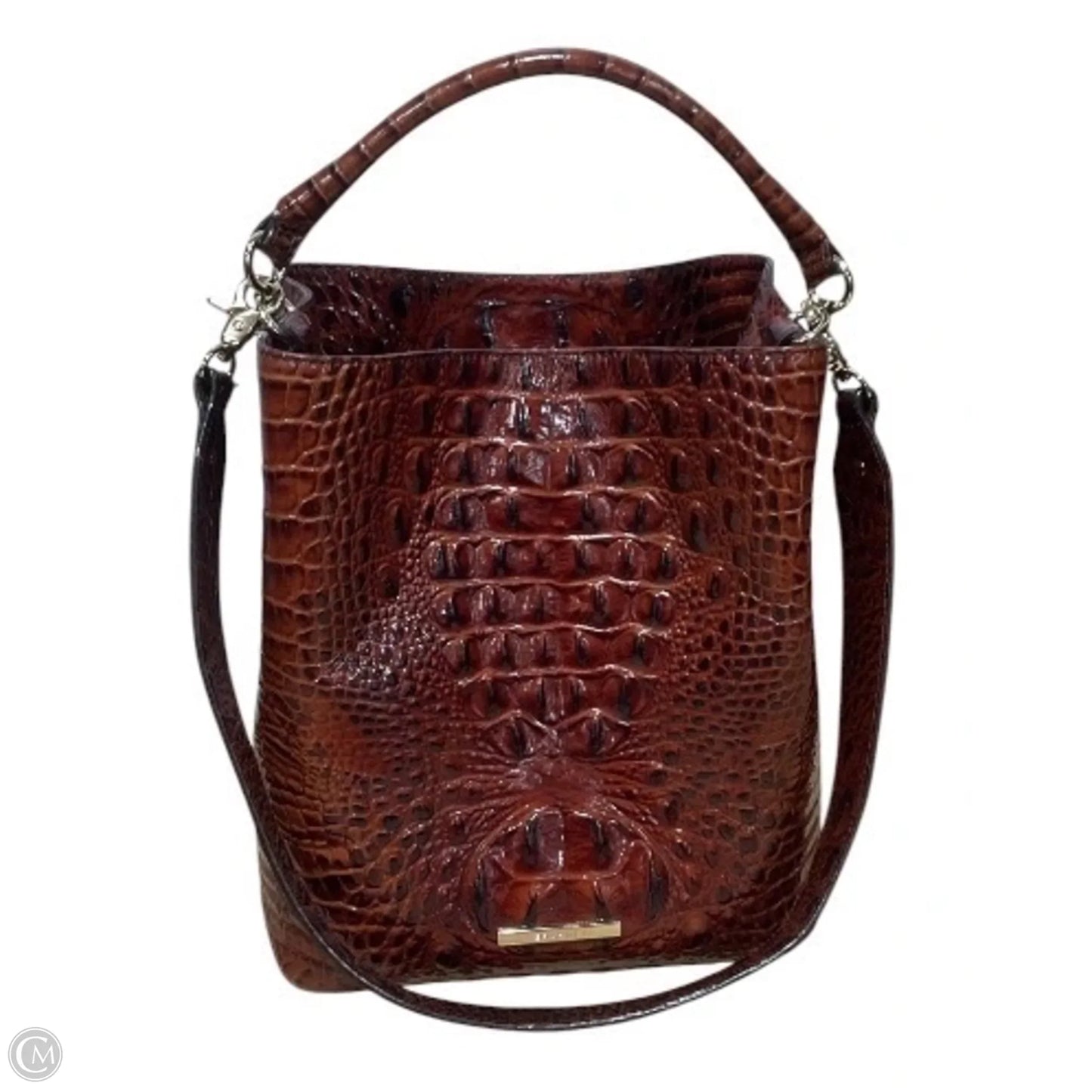 Handbag Designer By Brahmin, Size: Large