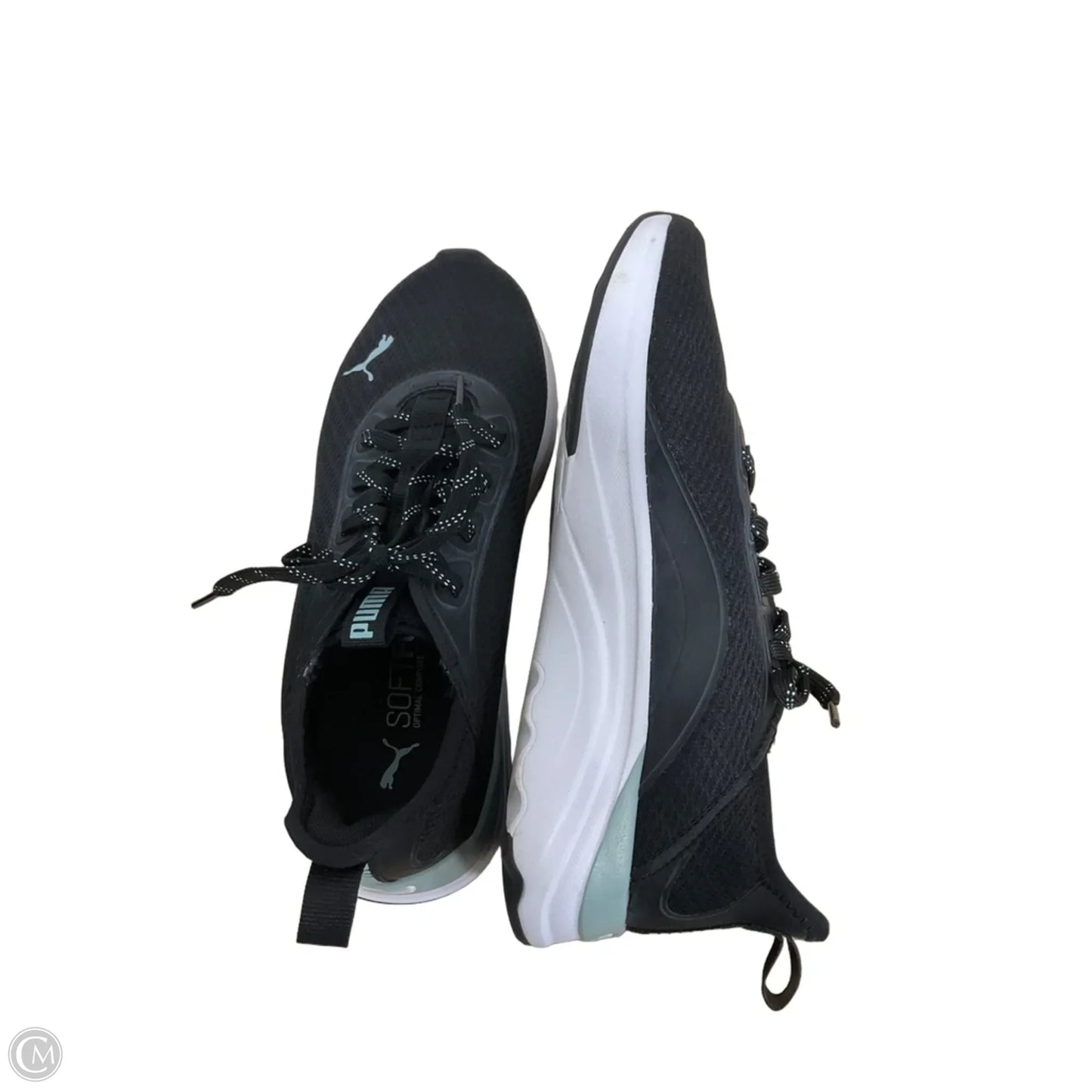 Shoes Athletic By Puma In Black & Green, Size: 8