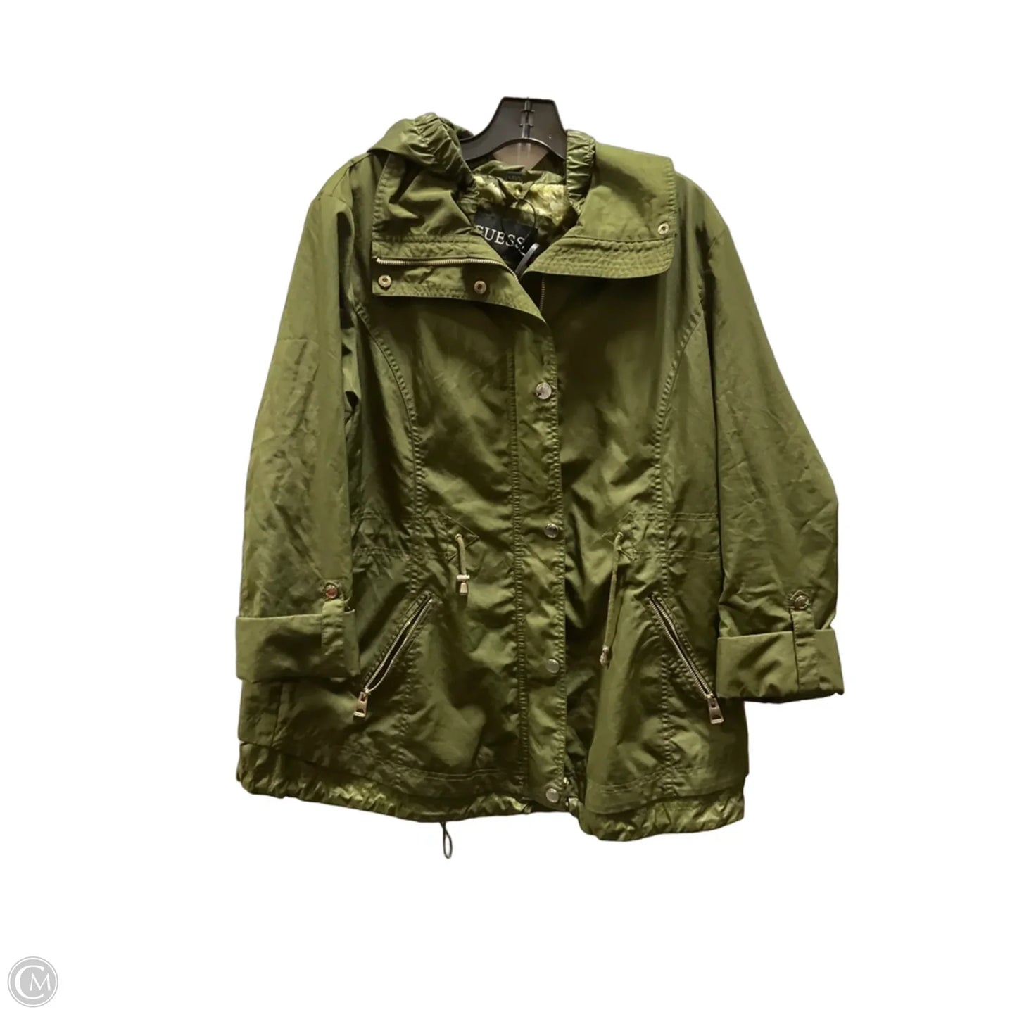 Jacket Other By Guess In Green, Size: Xl