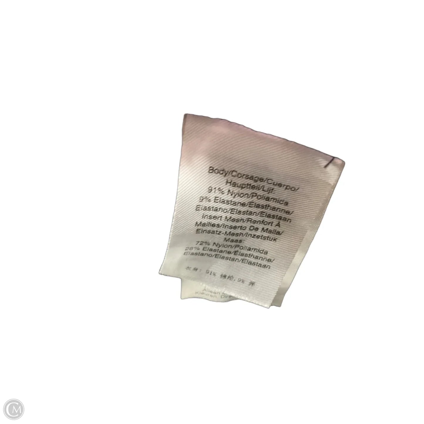 Athletic Leggings By Donna Karan In Black & Green, Size: S