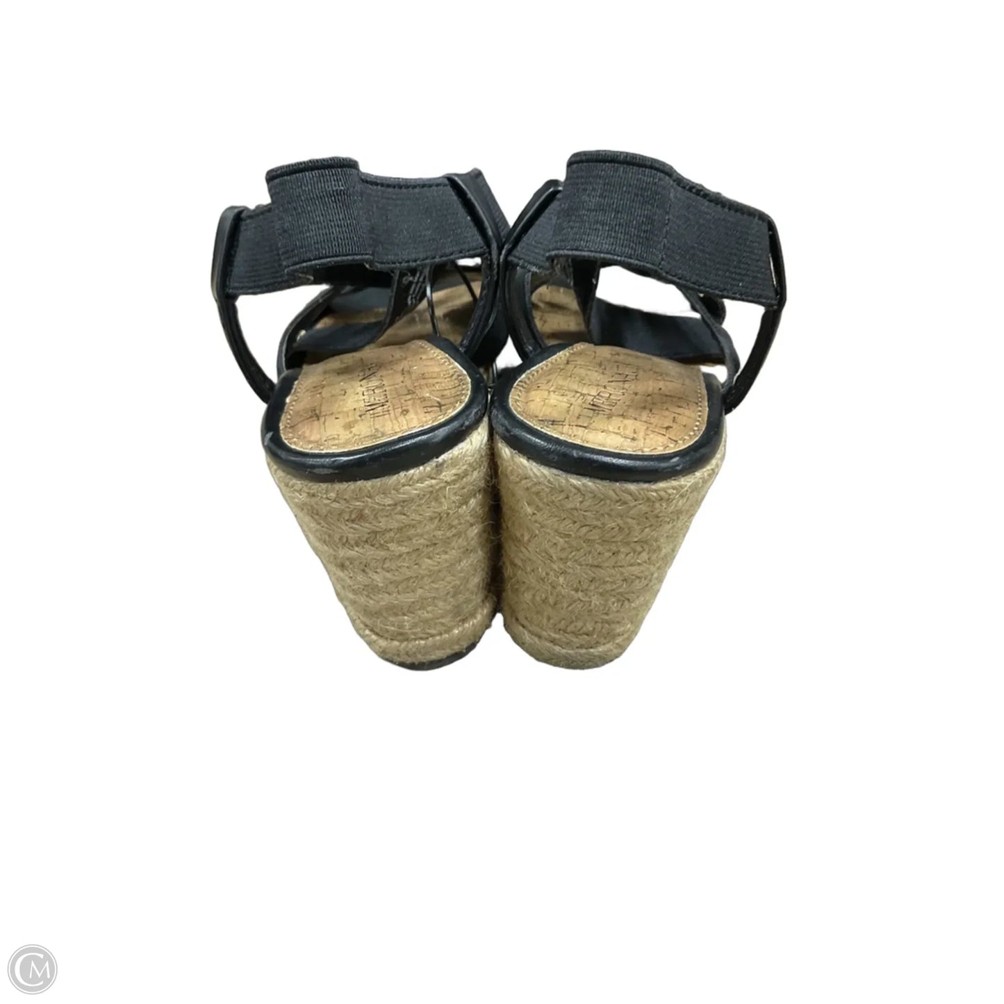 Shoes Heels Wedge By Merona In Black & Brown, Size: 7.5