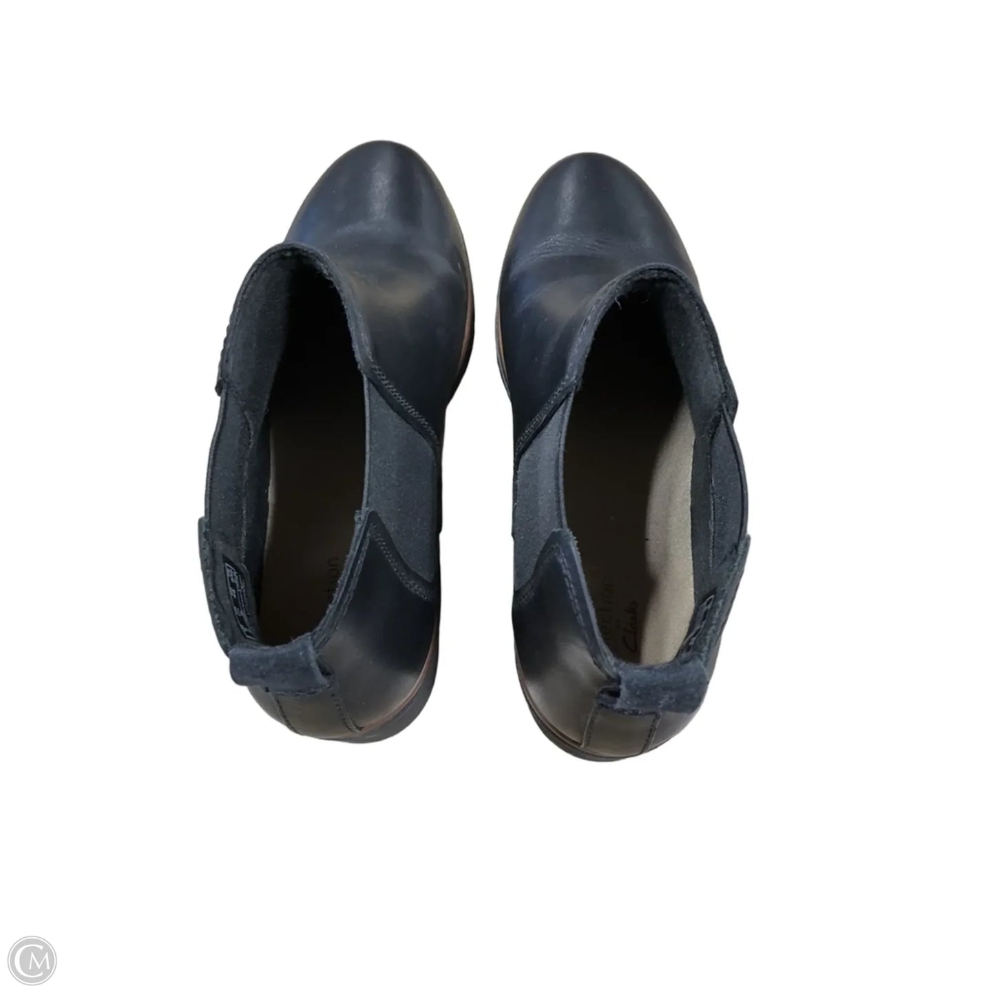 Boots Ankle Flats By Clarks In Black, Size: 7.5