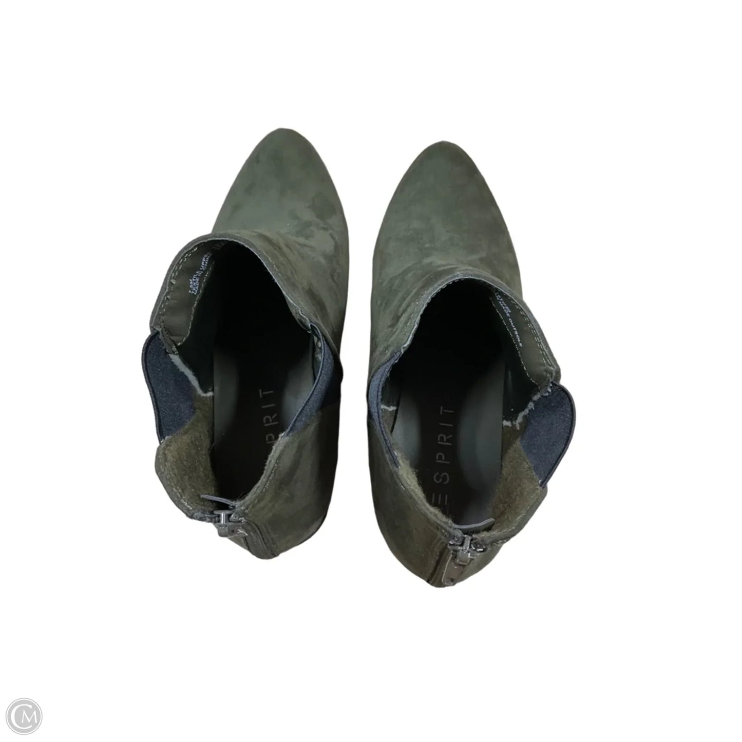 Boots Ankle Flats By Esprit In Green, Size: 7.5