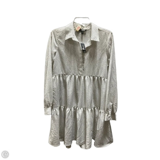 Dress Casual Short By Express In Polkadot Pattern, Size: S