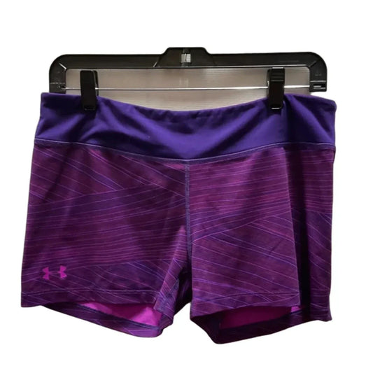 Athletic Shorts By Under Armour In Purple, Size: L