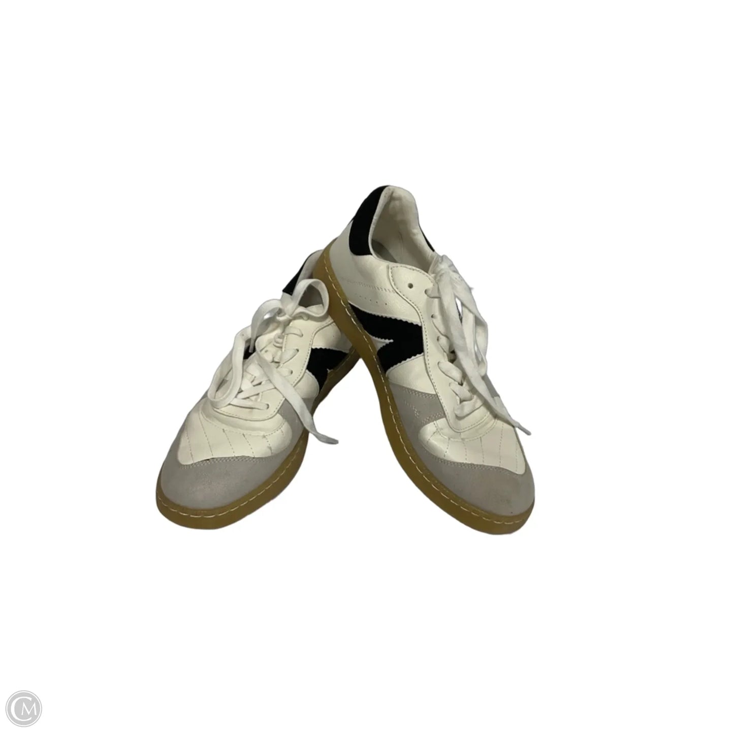Shoes Athletic By Mia In Black & Cream, Size: 9