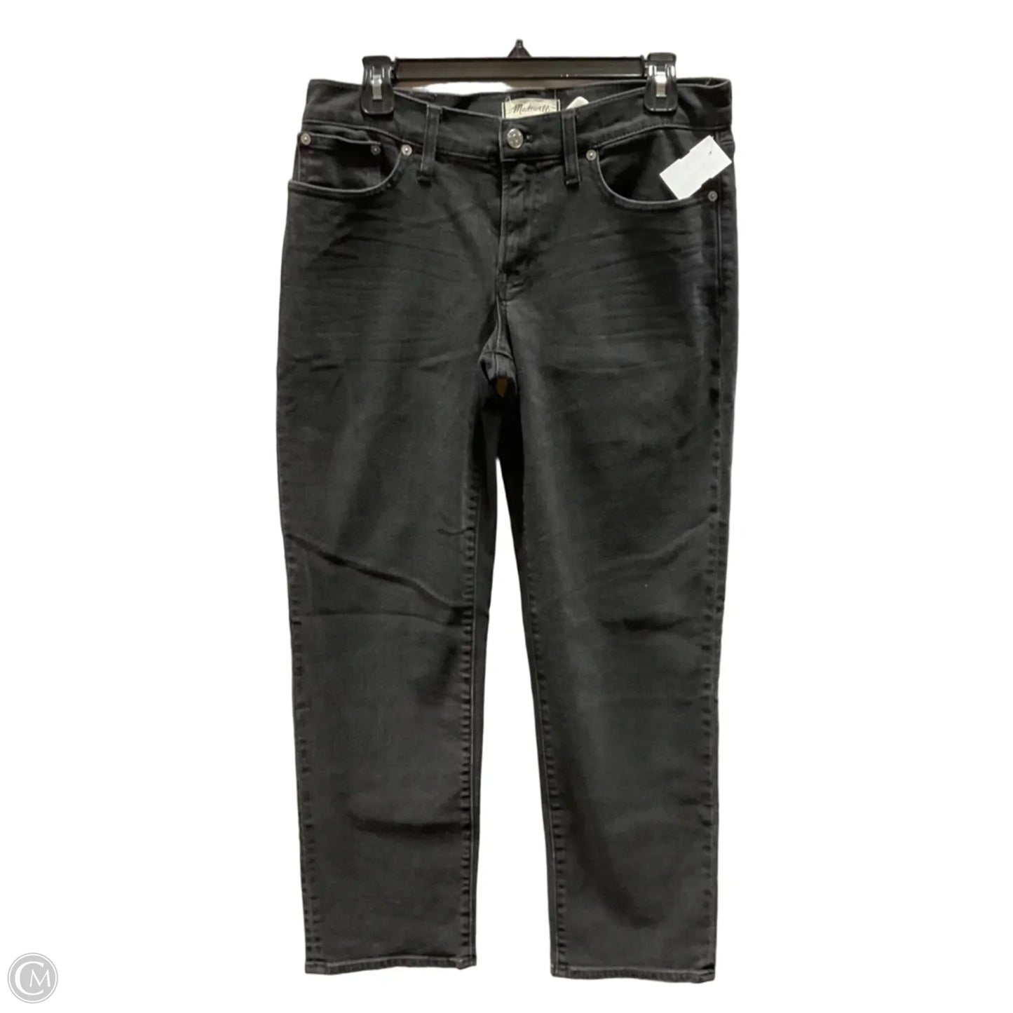 Jeans Straight By Madewell In Black, Size: 6