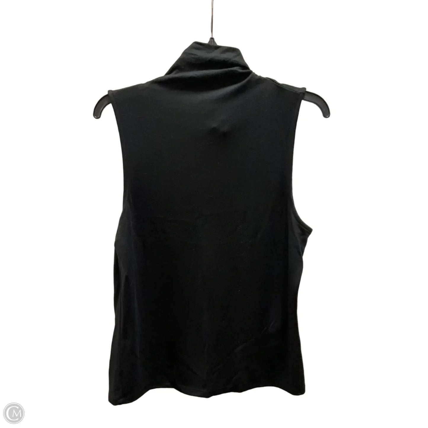 Top Sleeveless By Banana Republic In Black, Size: L