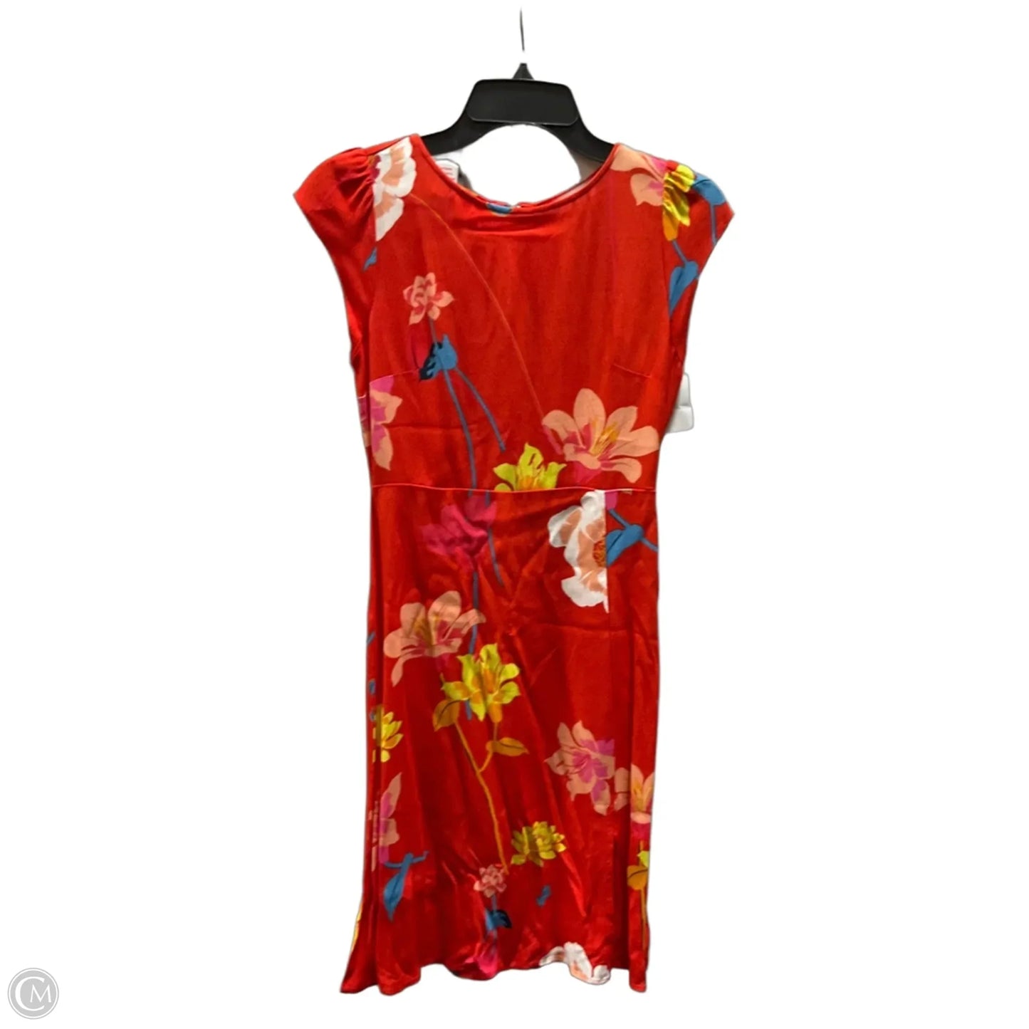 Dress Casual Midi By Loft In Orange, Size: Xs