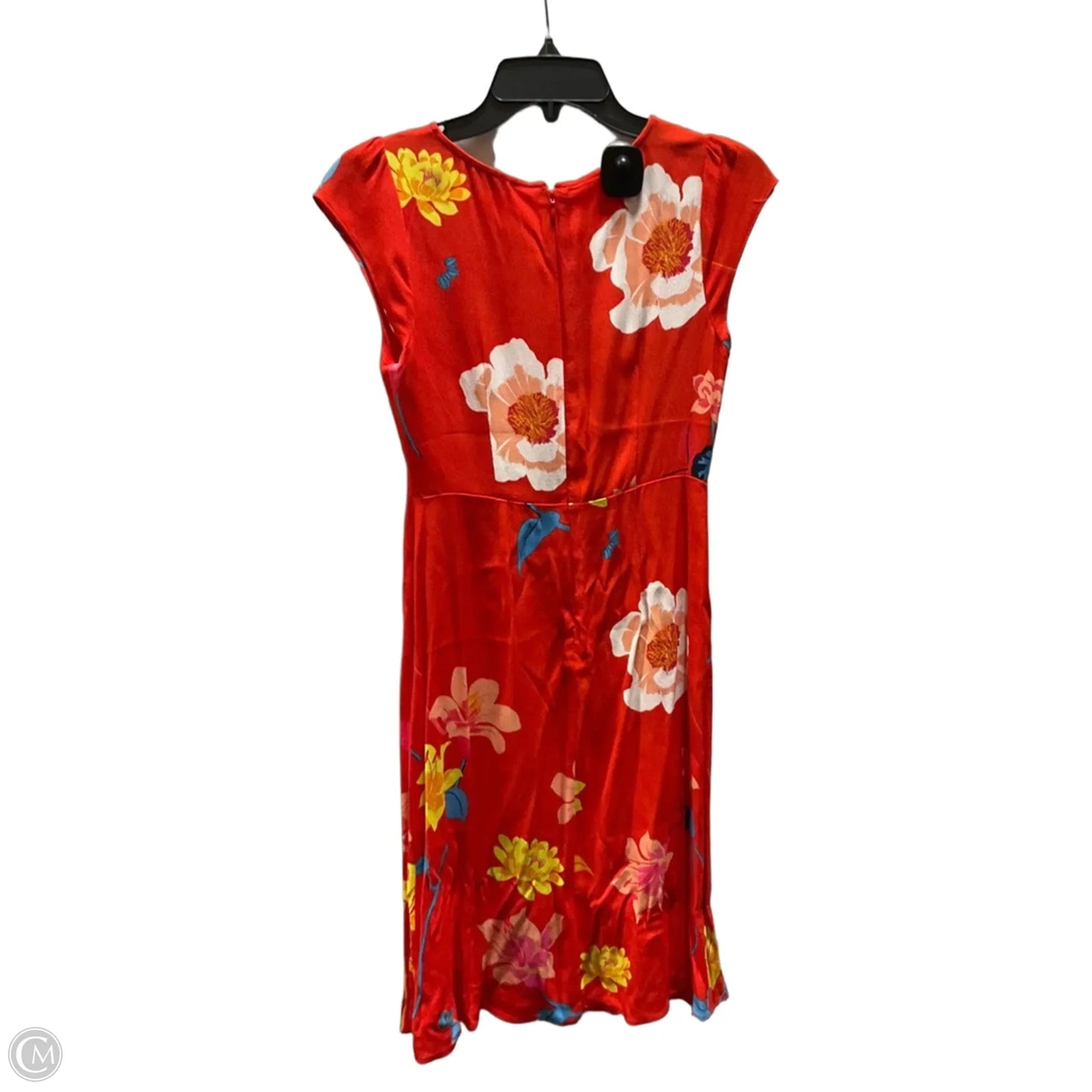 Dress Casual Midi By Loft In Orange, Size: Xs