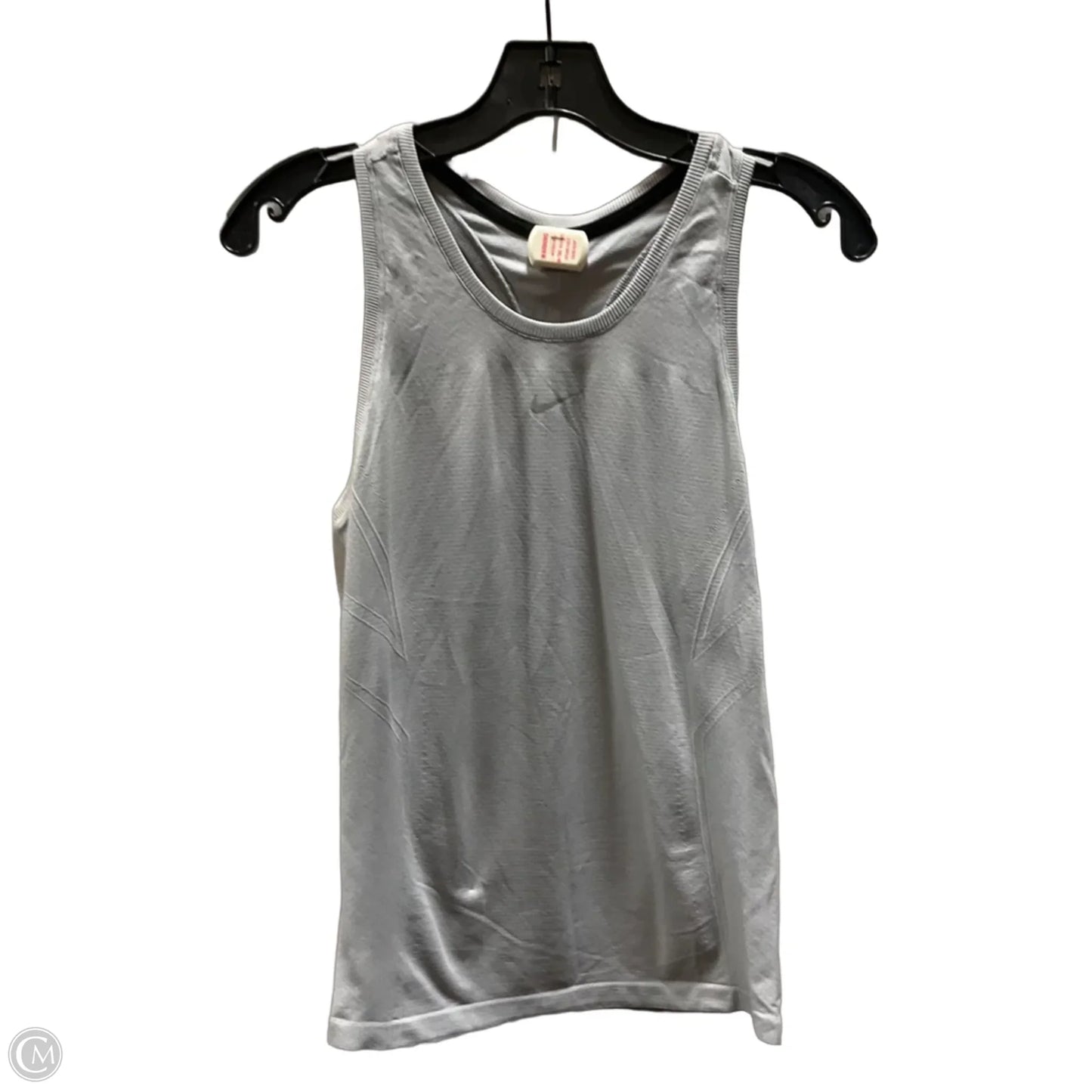 Athletic Tank Top By Nike In Grey, Size: M