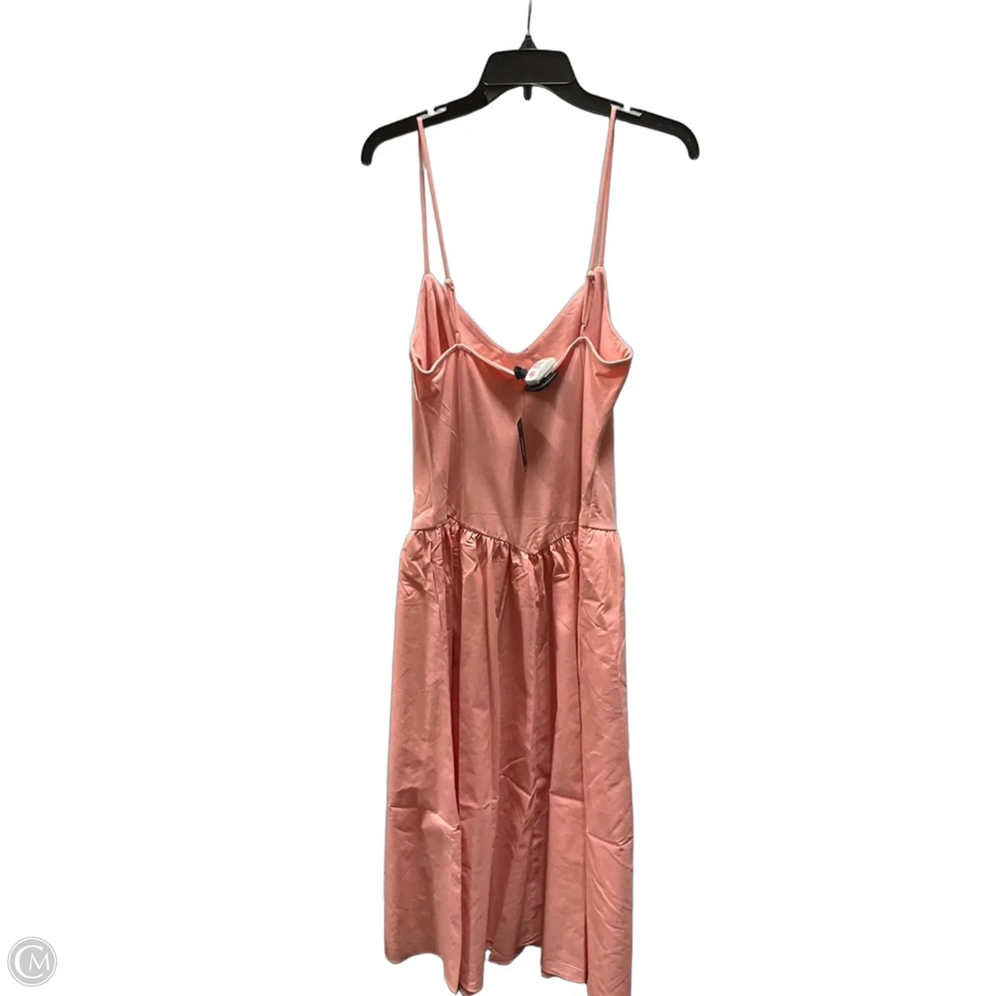 Dress Casual Midi By Express In Pink, Size: M