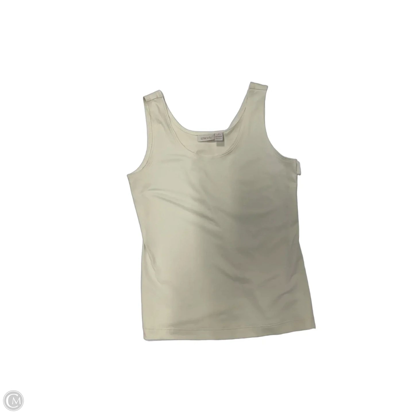 Top Sleeveless Basic By Chicos In White, Size: M