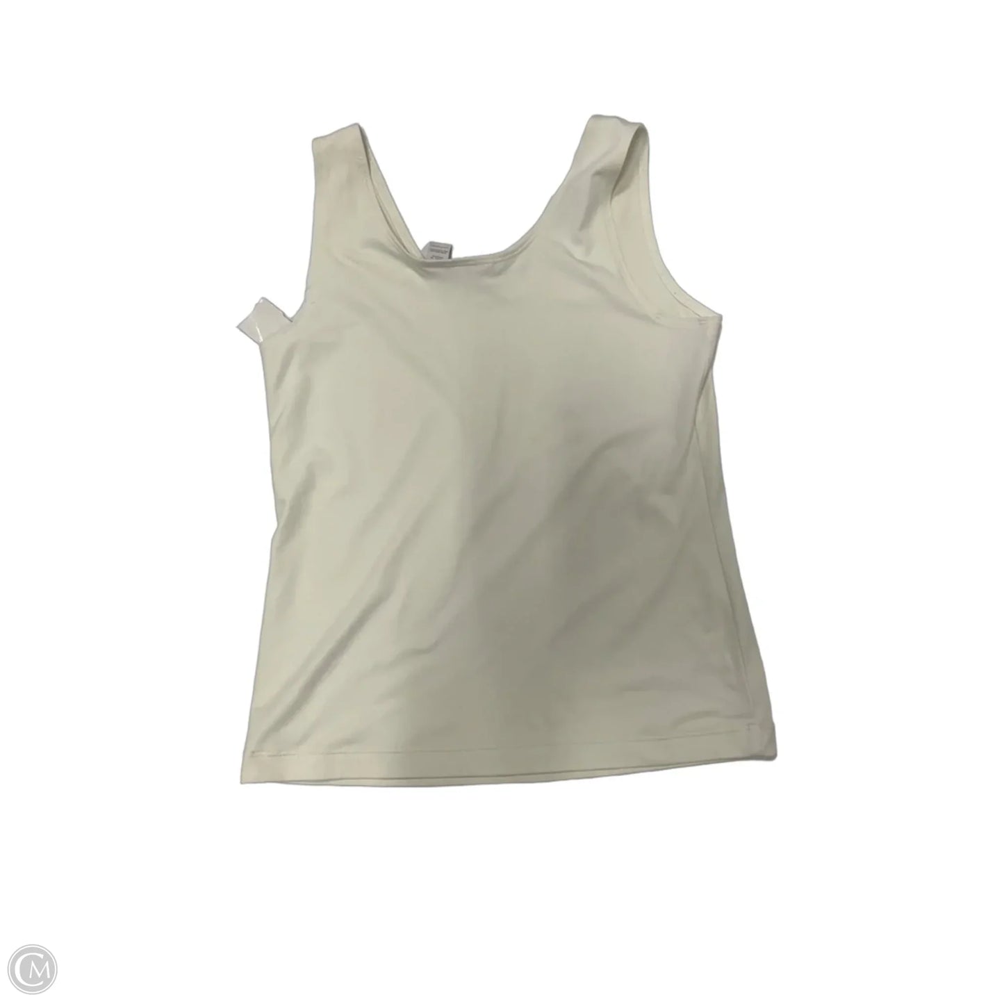 Top Sleeveless Basic By Chicos In White, Size: M