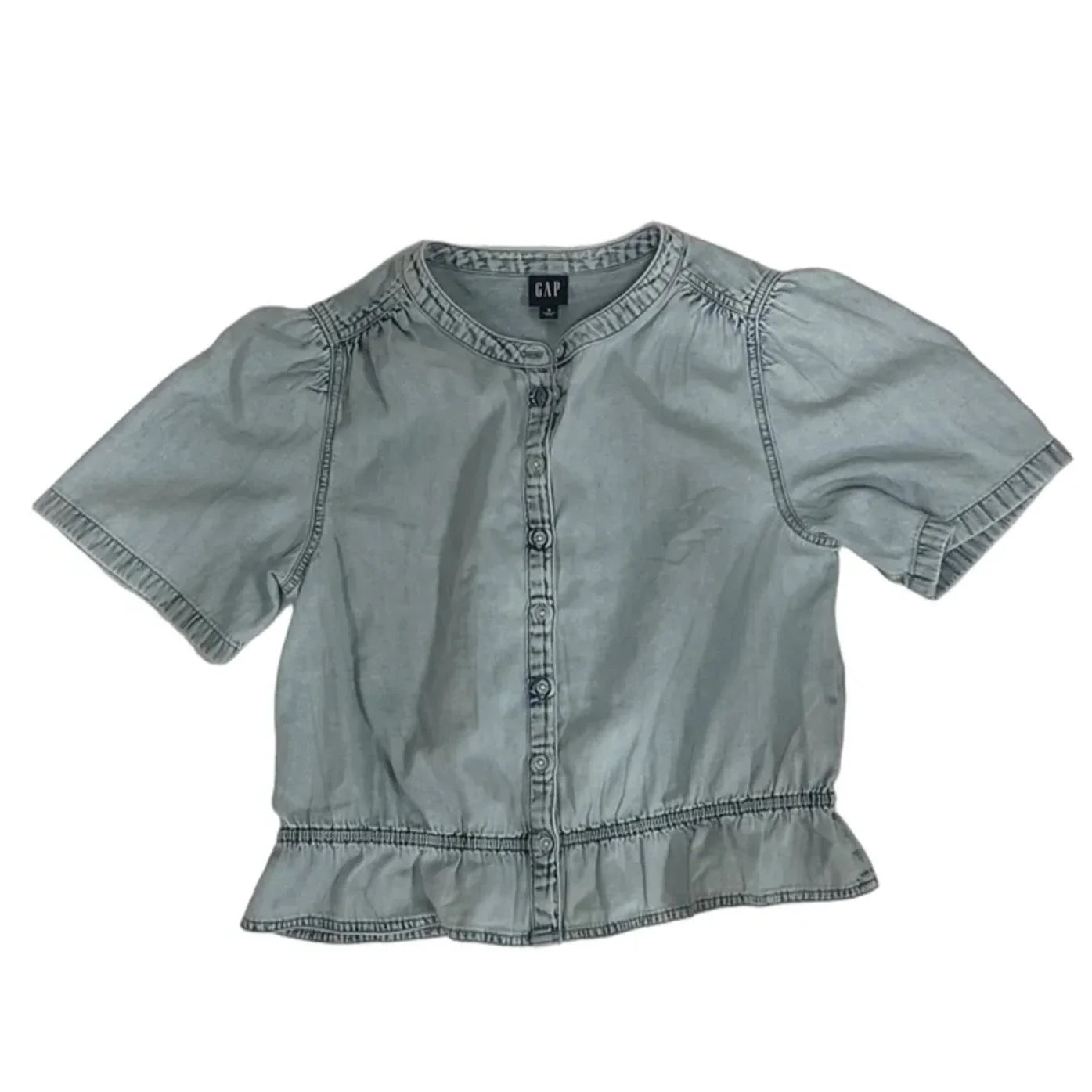 Top Short Sleeve By Gap In Blue, Size: S