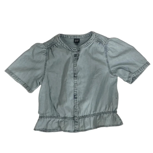 Top Short Sleeve By Gap In Blue, Size: S